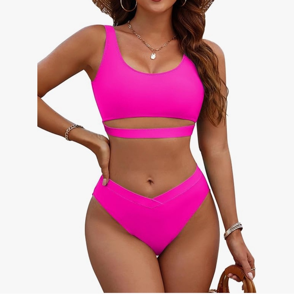 Vibrant Pink Bikini Set